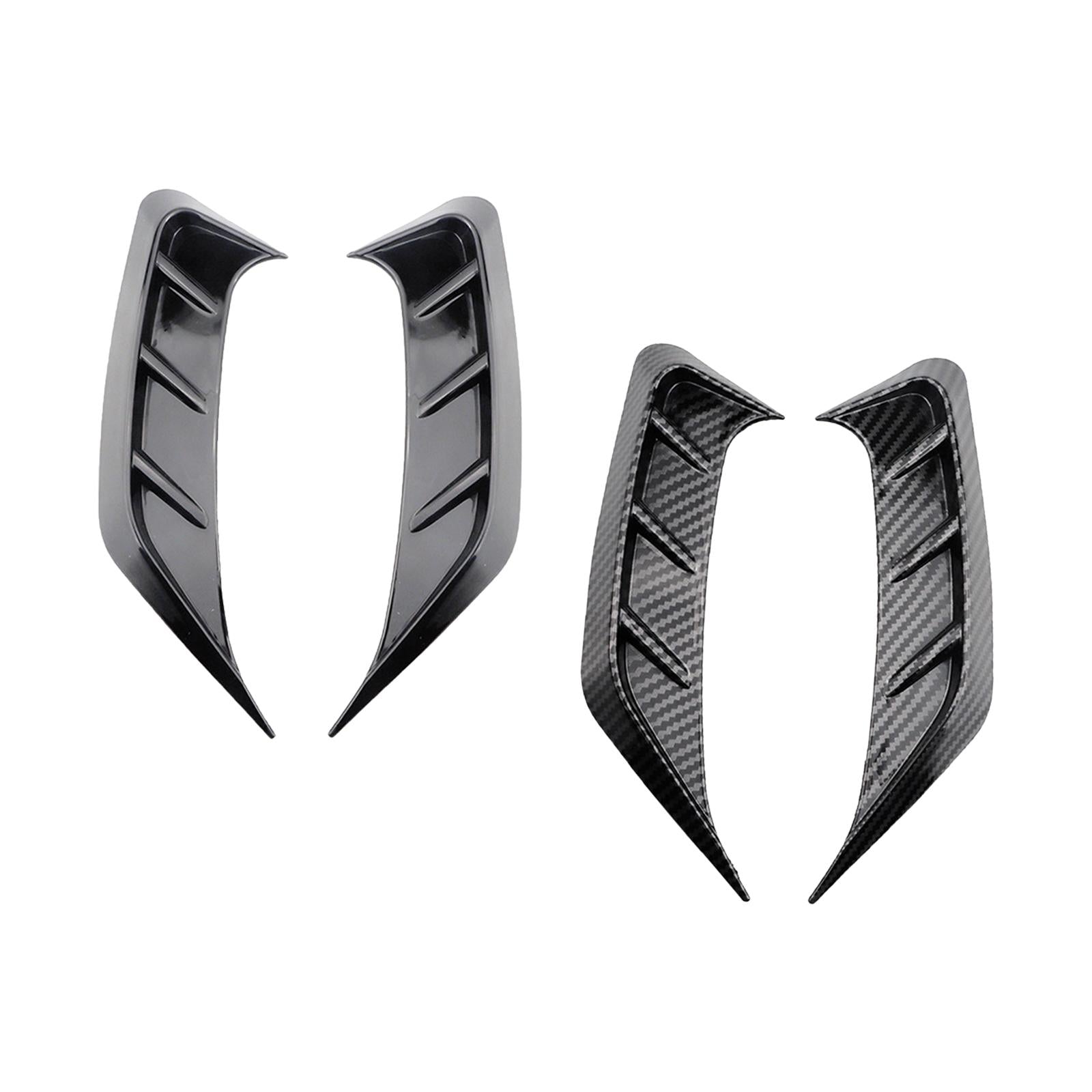 2 set 2Pcs Car Headlight Eyebrow Decor Headlamps Eyebrow Trims Cover for Car