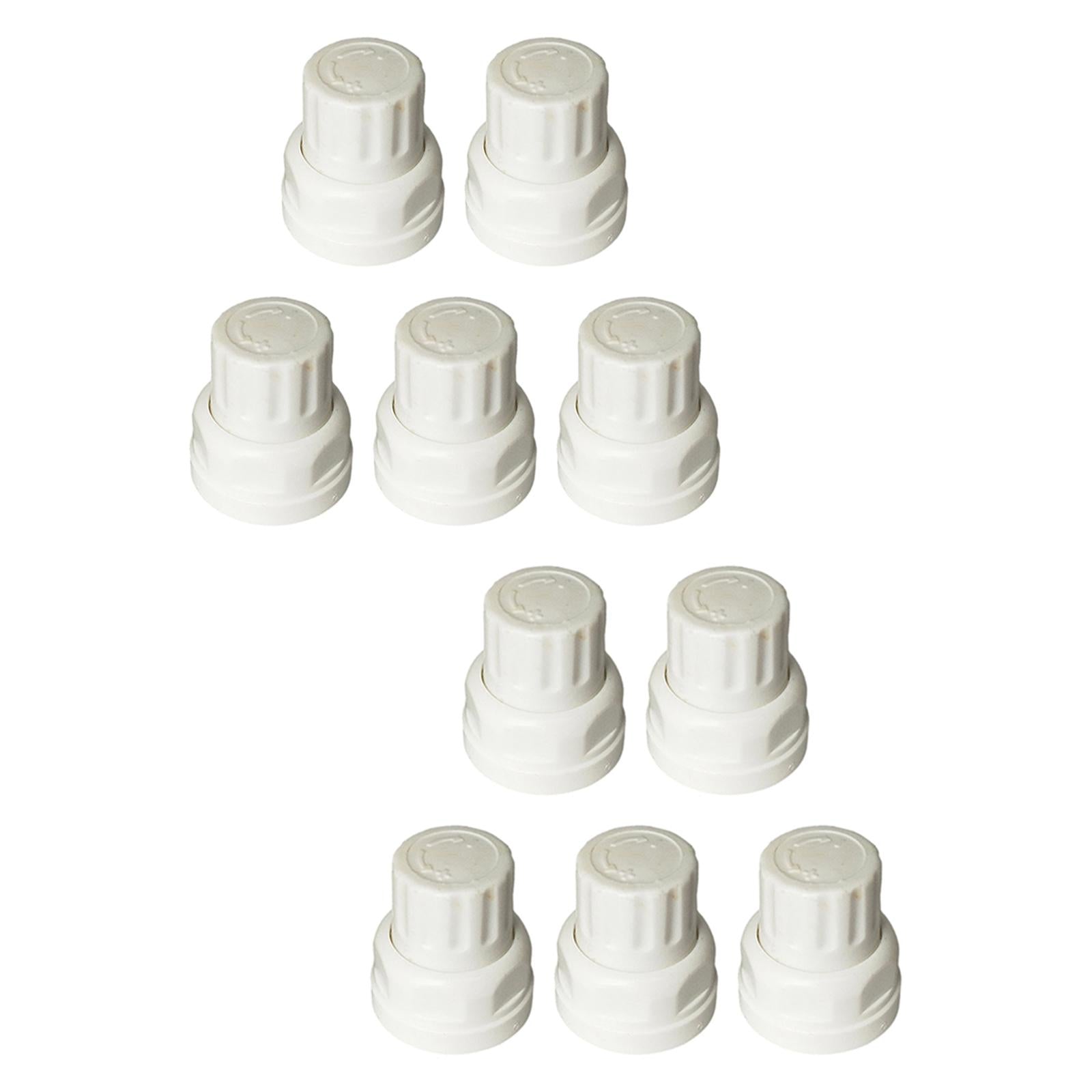 10 Pieces equipment clique Caps Replacement Spare Parts for Adults