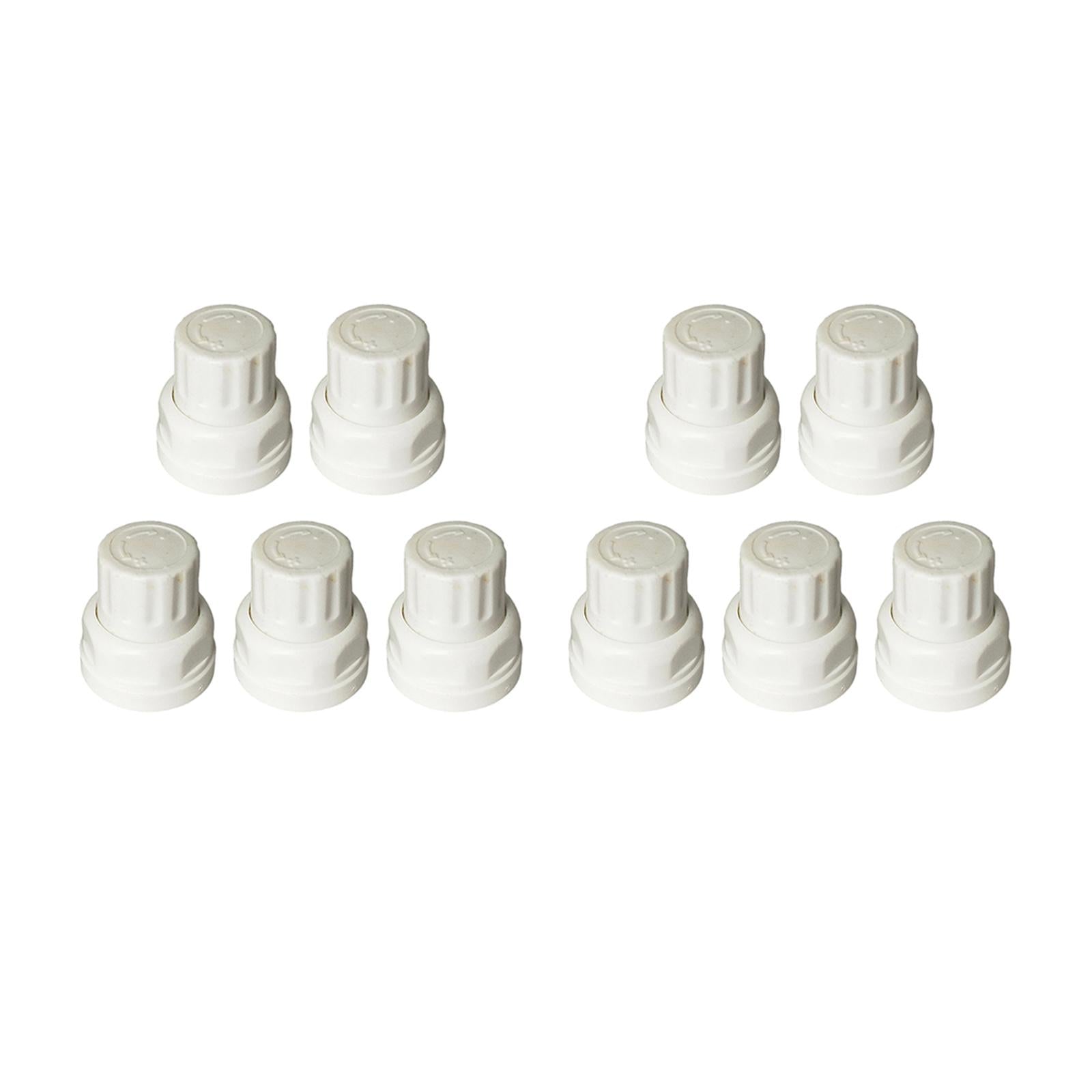 10 Pieces equipment clique Caps Replacement Spare Parts for Adults