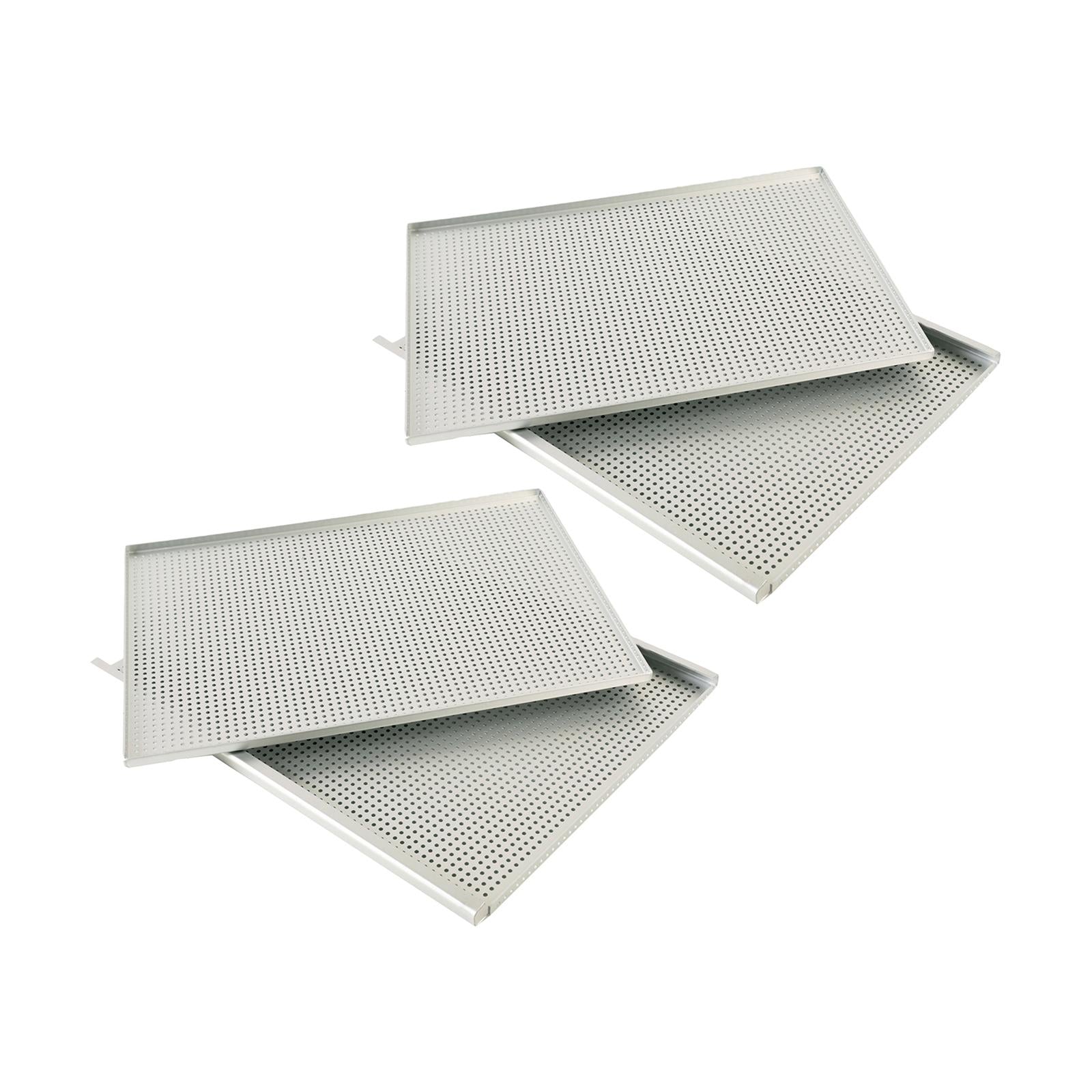 2xPuff Pastry Baking Tray Cake Pan Nonstick Easy Clean Millefeuille Baking Pan Thickness 2mm