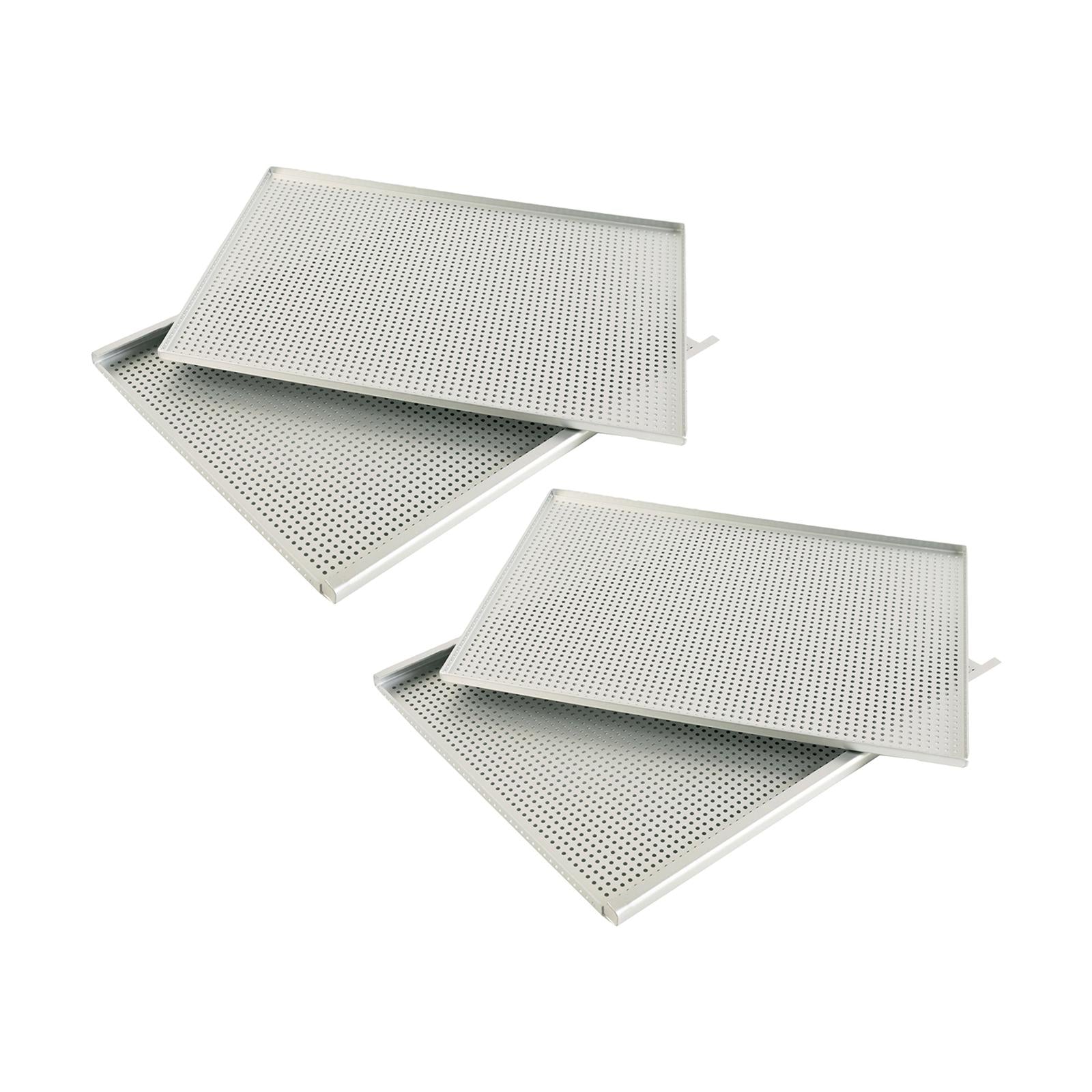 2xPuff Pastry Baking Tray Cake Pan Nonstick Easy Clean Millefeuille Baking Pan Thickness 2mm