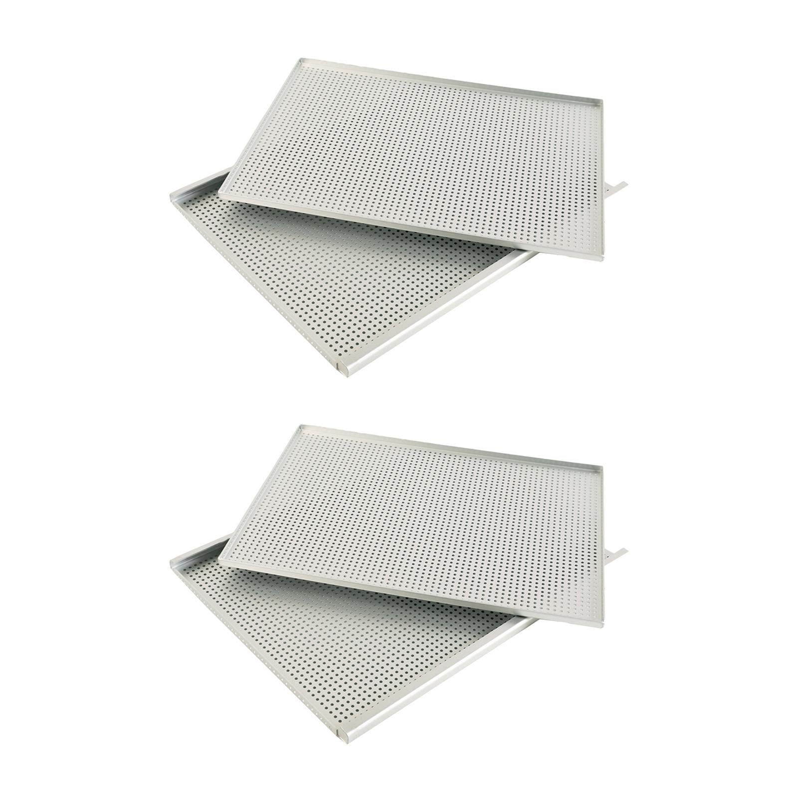 2xPuff Pastry Baking Tray Cake Pan Nonstick Easy Clean Millefeuille Baking Pan Thickness 2mm