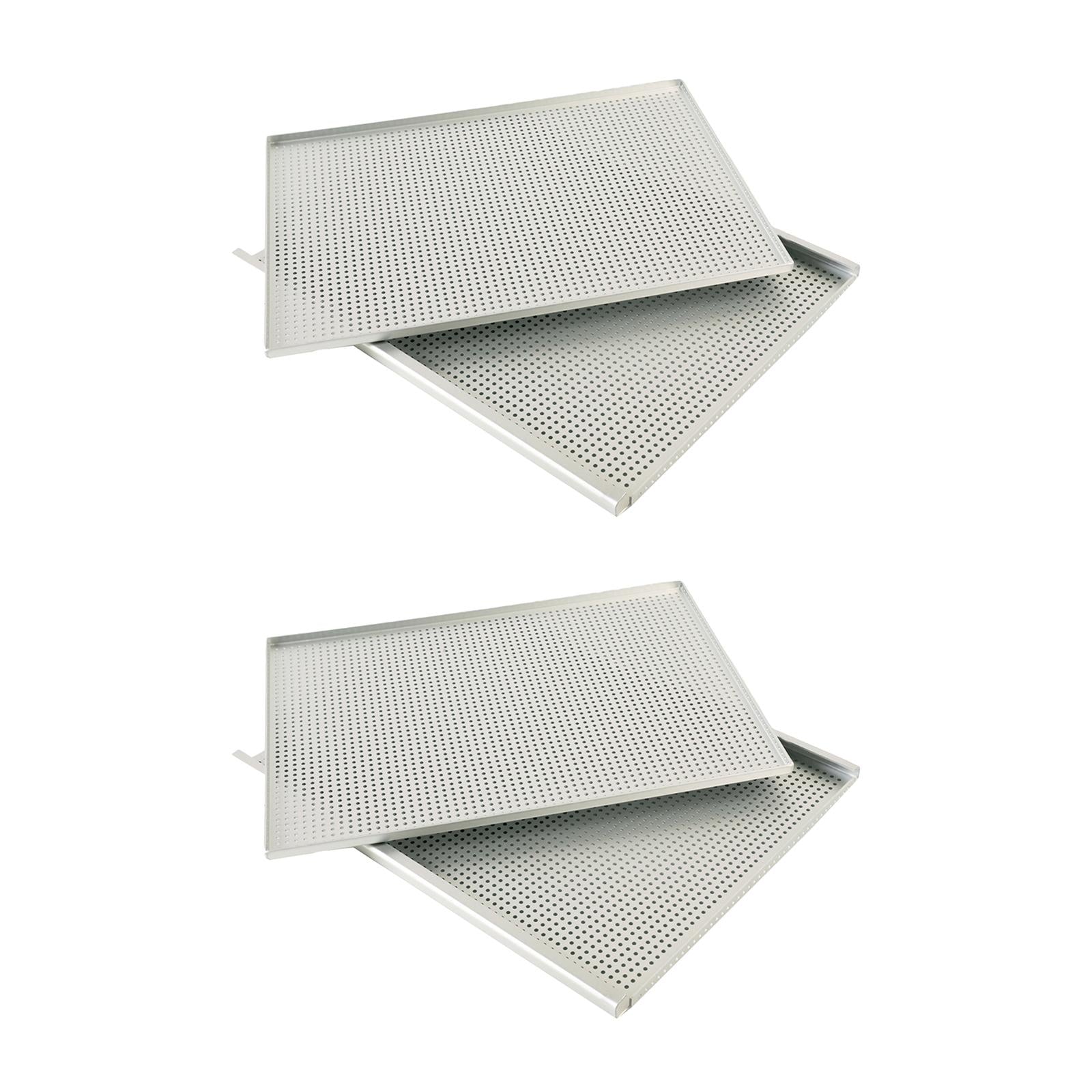 2xPuff Pastry Baking Tray Cake Pan Nonstick Easy Clean Millefeuille Baking Pan Thickness 2mm
