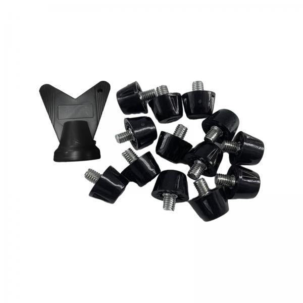 2x12Pcs Football Shoe Spikes Soccer Shoe Spikes M5 Turf Track Shoe Accessories