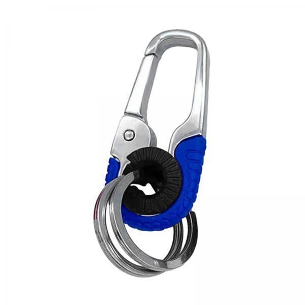 2xCar Key Chain for Men Multifunction Exquisite Universal for Men Women Unisex Blue