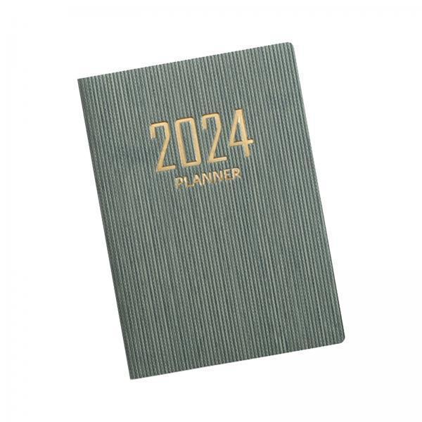 3xSchedule Notebook Monthly Planner Appointment Calendar Diary Journal Durable Green
