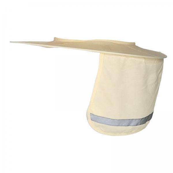 4xNeck Sunshade Cover Cover Reflective Strip Cap Cover for Golf Fishing Tennis beige
