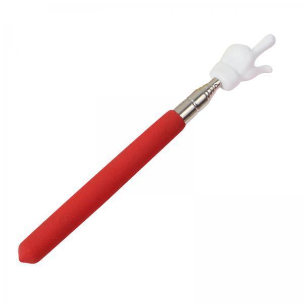 3xHand Pointer Accs Portable Teacher Pointer Finger Design for Home Whiteboard Red