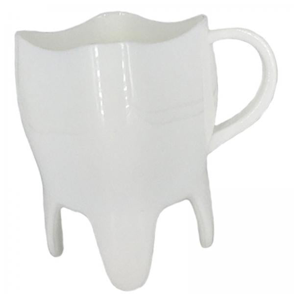 2x1x Dental Tooth Shaped Novelty Gift ABS Coffee Cup for Home Restaurant