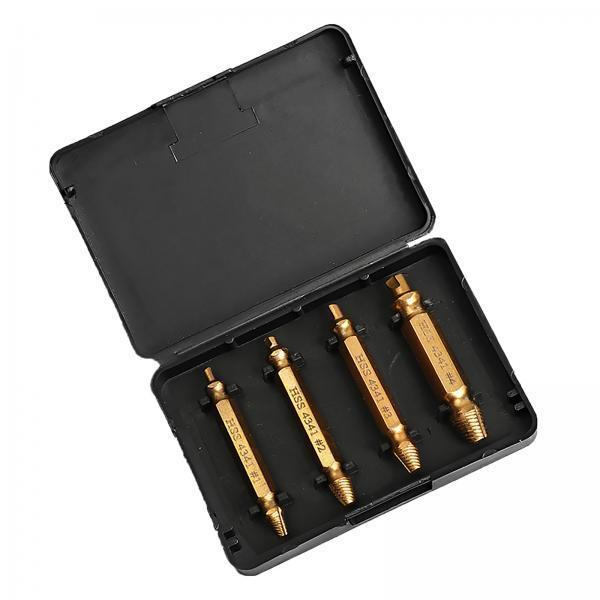 3xDamaged Screw Extractor Drill Bit Set Damaged Bolt Remover 3105C 4pcs