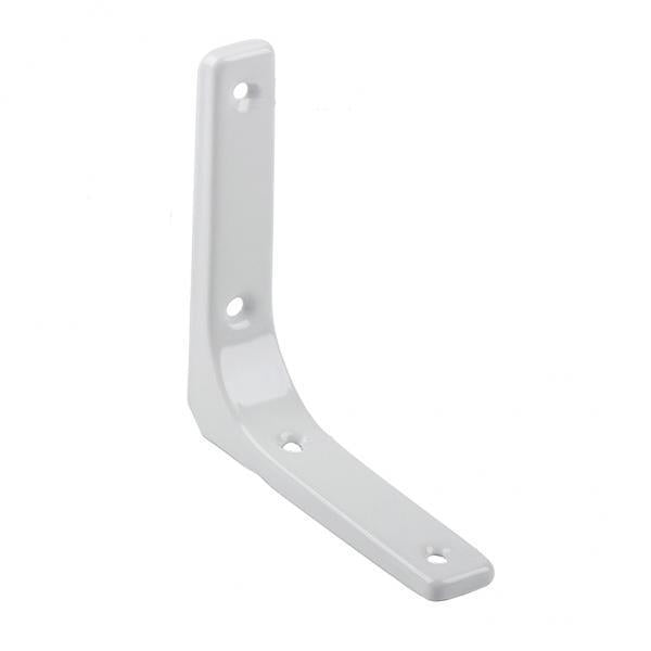 2xHeavy Duty Shelf Bracket Wall Hanging Shelve L Shaped Brackets White 4Inch
