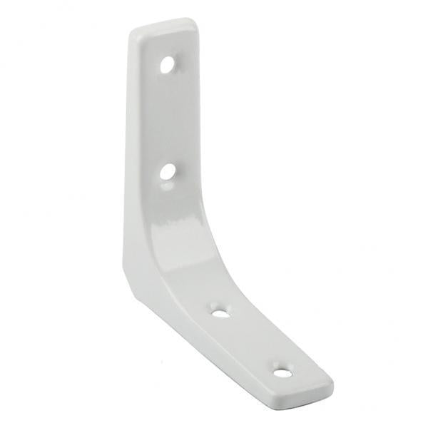 4xHeavy Duty Shelf Bracket Wall Hanging Shelve L Shaped Brackets White 3Inch