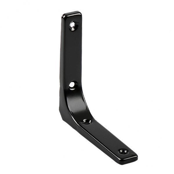 3xHeavy Duty Shelf Bracket Wall Hanging Shelve L Shaped Brackets Black 5Inch