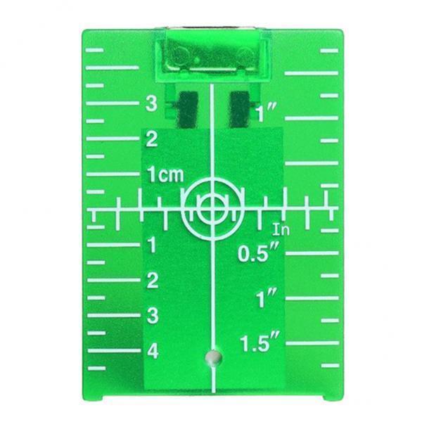 4xMagnetic Floor Laser Target Plate Card with Stand for Beam Application Green