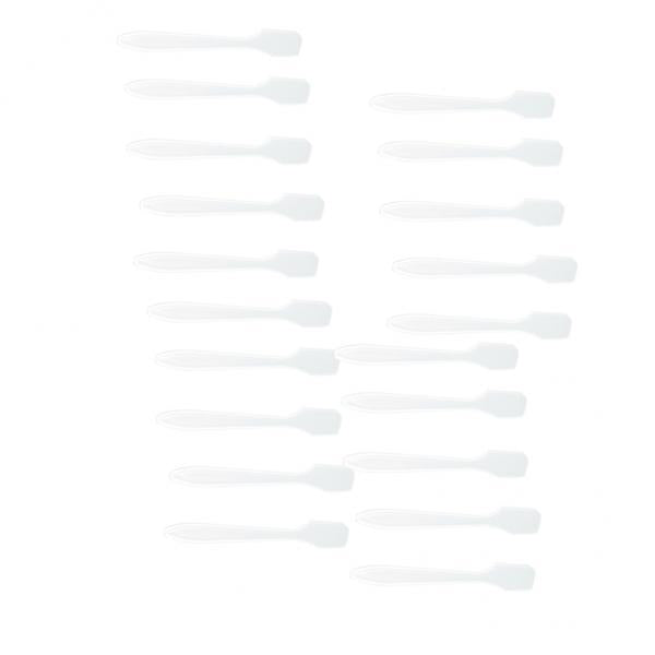3x100Pcs Facial Cream Mask Spoon Cosmetic Spatula Women Beauty Tool Clear
