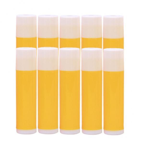 4x10x 5G Empty Lipstick Tubes Refillable Lip Gloss Balm Bottles Vials Yellow