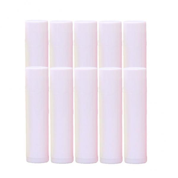 3x10x 5G Empty Lipstick Tubes Refillable Lip Gloss Balm Bottles Vials White