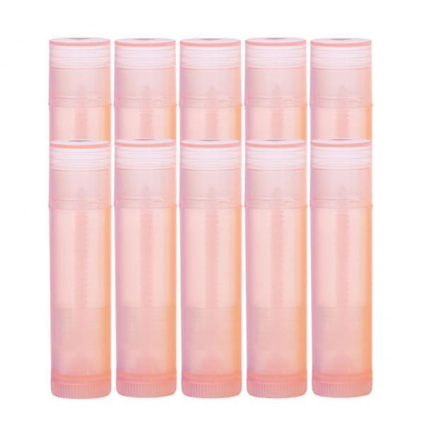 2x10x 5G Empty Lipstick Tubes Refillable Lip Gloss Balm Bottles Vials Pink