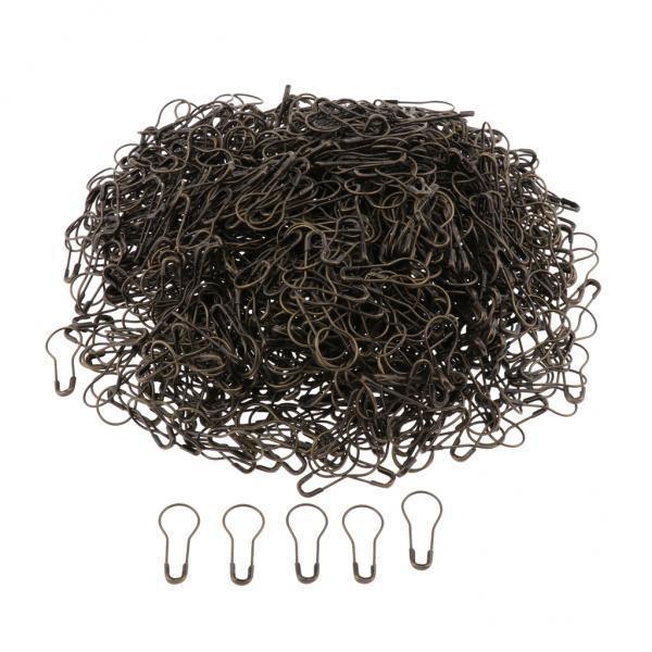 4x21mm Metal Gold Safety Pins/Gourd Pin/Bulb Pin for Clothing Crafting & DIY Bronze 500Pcs