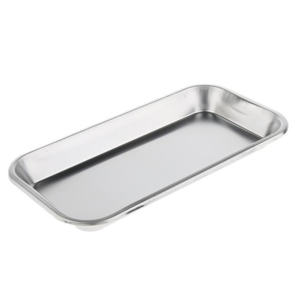 4xThick Stainless Steel Dental Instrument Disinfection Tray