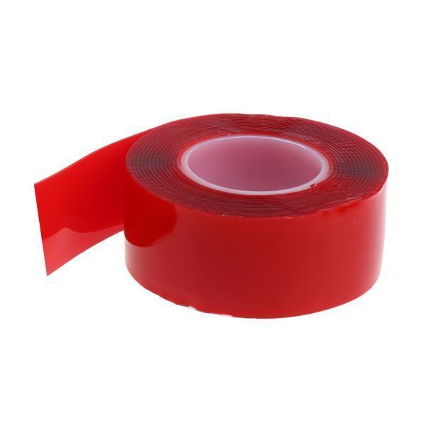 3x1 Piece Acrylic Double Sided Tape Roll Heat Resistant Durable Stable 30mm