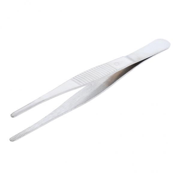 3xStainless Steel Tweezers 12.5 cm / 5 inch for Chemistry Experiment