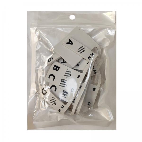 2xPiano Sticker for Beginner Reusable for Piano Room Practicing Taking Lessons black