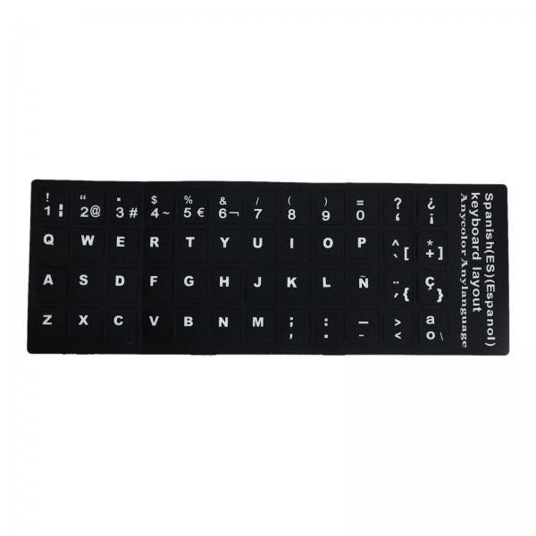 3xLaptop Keyboard Stickers Universal Computer Keyboard Stickers for PC Desktop Spanish