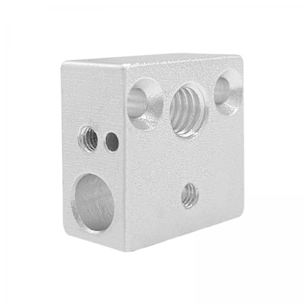 3xHeater Block Quality Professional Printer Accesoories for Hotend Ender5 CR10 Argent