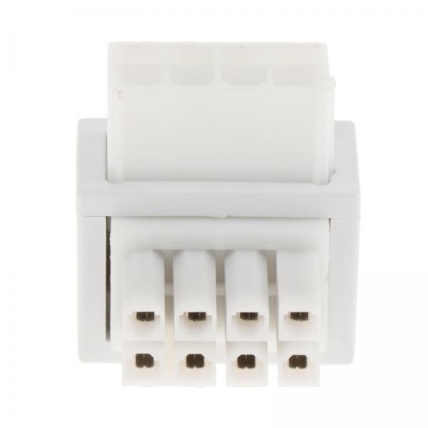 4xPower Adapter 90 Degree Angled Easy to Use 1x for GPU Desktops Graphics Card White