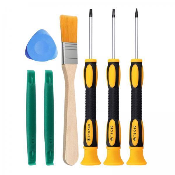 3x7Pieces Controller Repair Tool T6 T8 T10 Screwdriver Pry for   360