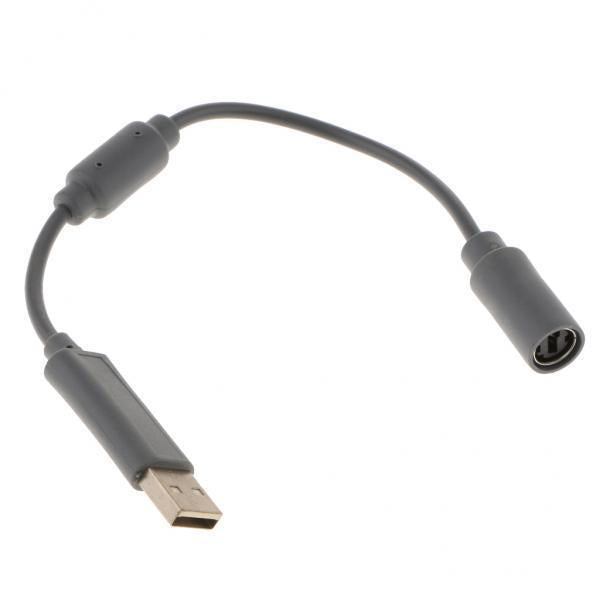 3xUSB Breakaway Cable Cord Adapter For Microsoft   360 PC Wired Controller