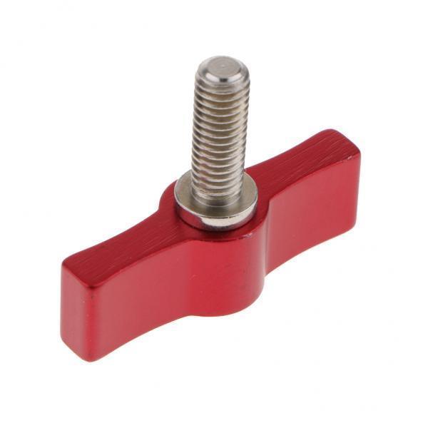 3xT Shaped M6*17 Adjustable Handle Screw for Photographic Equipment Camera-Red