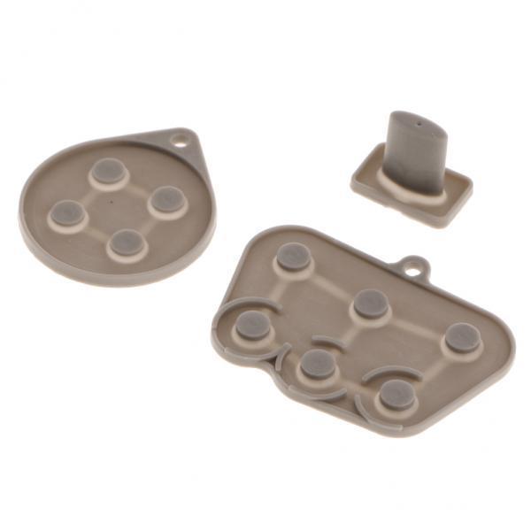 4x3x Controller Conductive Buttons Rubber Pad Set for Sega Saturn