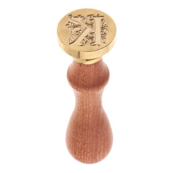 3xClassic Seal Wax Stamp Sealing Letter Wooden Handle for Envelope K