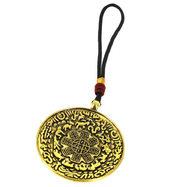 4xTibetan Buddhism Eight-diagram-shaped appetizer Amulet Hang Penadnt