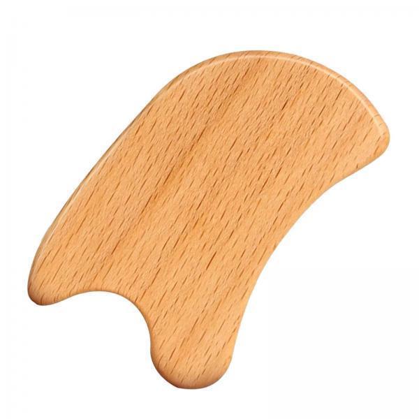 4xGua Sha Facial Tool Smooth Lightweight Wooden Guasha Board for Face Neck Arm