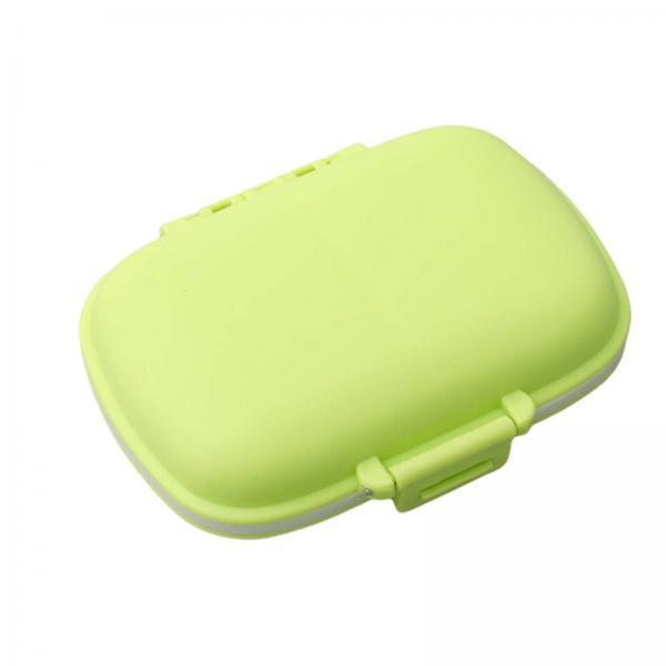 3xWeekly Pills Box Reminder Daily Pill Keeper Durable Mini Storage Case 8 Grid green