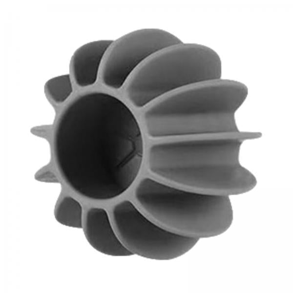 3xSilicone Dryer Ball Cleaning Tool Mini Compact Reusable Soft Fabric Softener Gray L