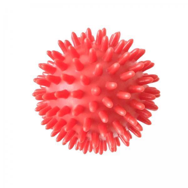 4xSpiky Massage Balls Manual Portable Foot Massage Ball for Shoulder Feet Neck Red