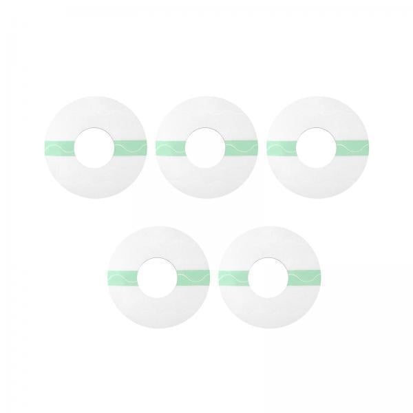 2x5 Pieces Adhesive Patches Waterproof Precut Sensor Cover for Running Cycling Round
