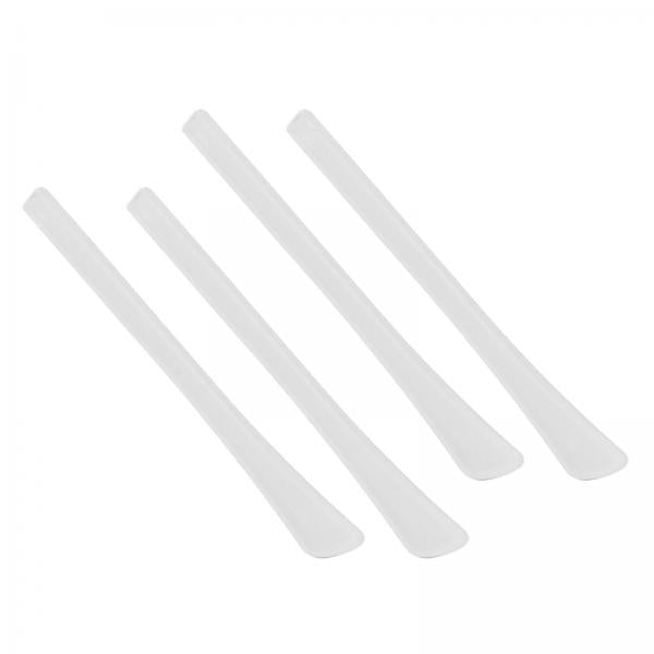 3x4Pieces Eyeglasses Glasses Earsocks Ear Tips Soft Silicone Easily Install White