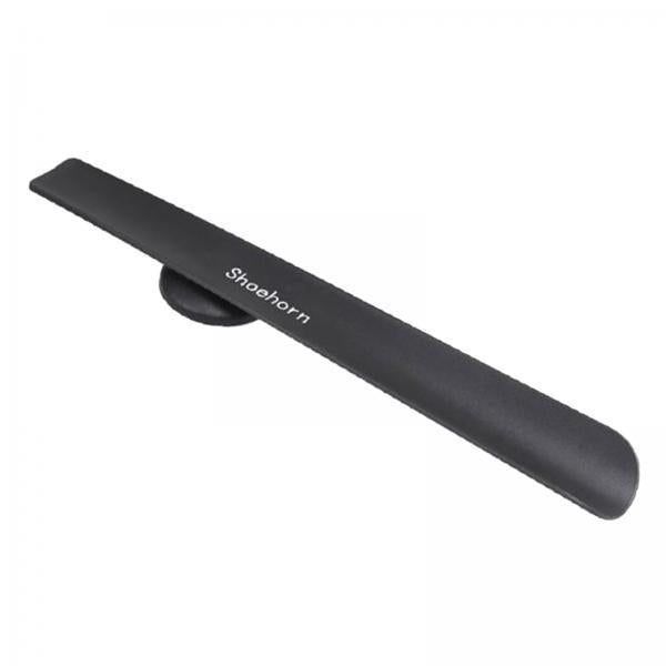 2xShoe Horn Dressing Aids Durable Thick Long Handle for Men Women Elderly Black 