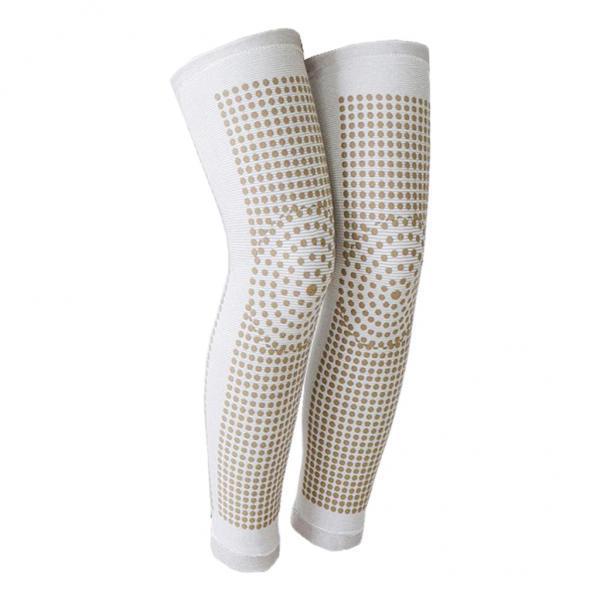 2x Knee Support Brace Breathable Warm Therapy Leg Wrap for Cycling Gray XL