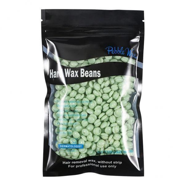 4xNo Strip Pearl Hard Wax Waxing Beads Painless Hair Removal 100g Tea tree
