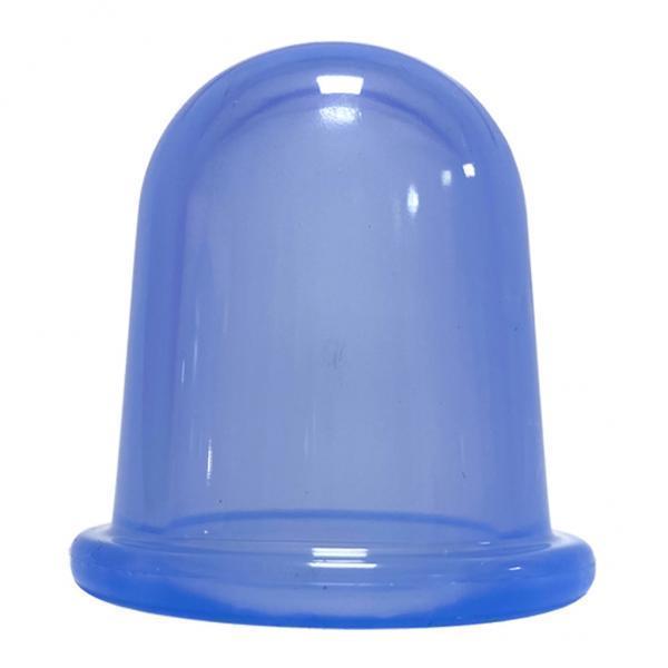 2xMini Facial Face Eye Silicone Cupping Vacuum Suction Massage Blue 2