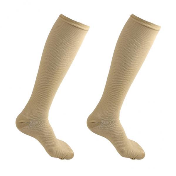4xWomens Compression Knee High Socks for Athletic Running Flight Travel S  M 