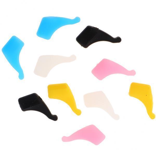 2x5 Pairs Eyeglasses Hooks Silicone Anti-slip Ear Grip Holder Glass Temple Tip