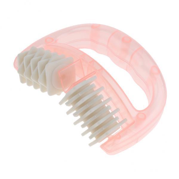 2xPlastic Portable Handheld Full Body Wheel Roller Massager Self Massage Tool