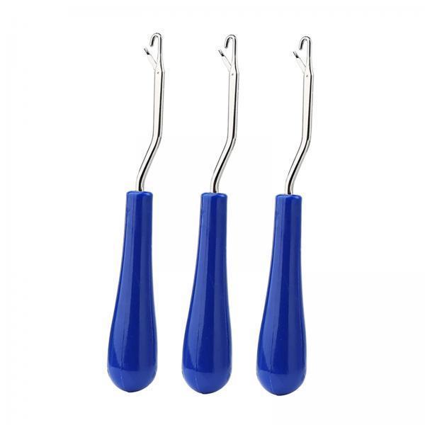 4x3Pcs Crochet Hook Plastic Handles Knitting Needles Yarn Sewing Needlecraft